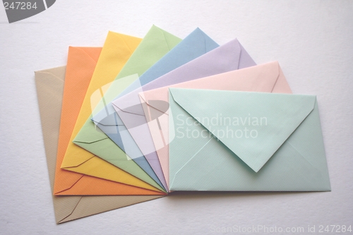 Image of Colorful envelopes