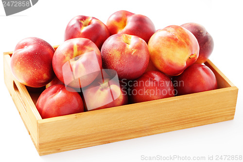 Image of box of nectarines