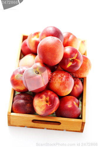 Image of box of nectarines