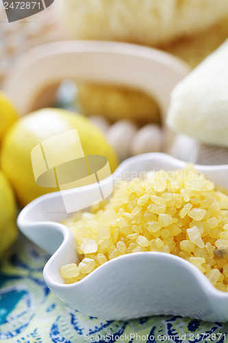 Image of lemon bath salt