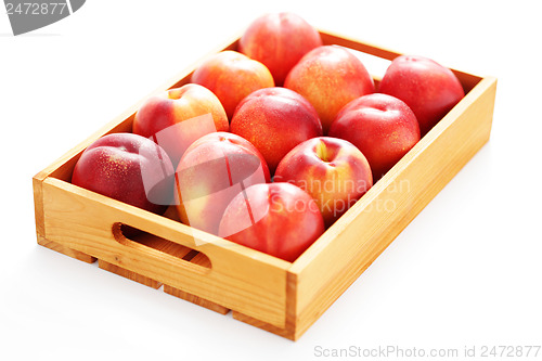 Image of box of nectarines