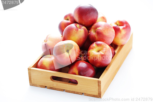 Image of box of nectarines