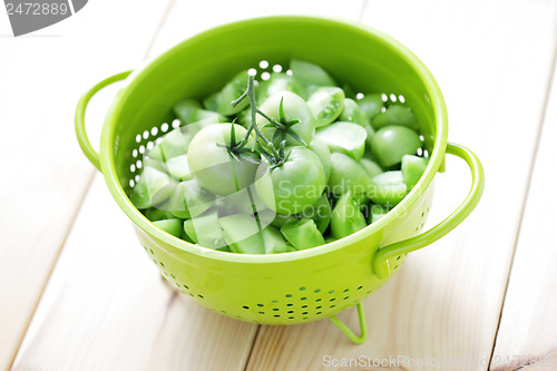Image of green tomatoes