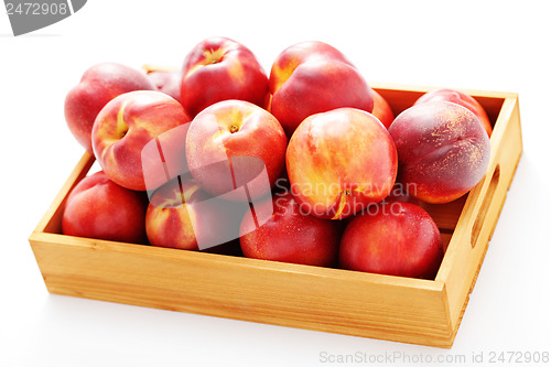 Image of box of nectarines