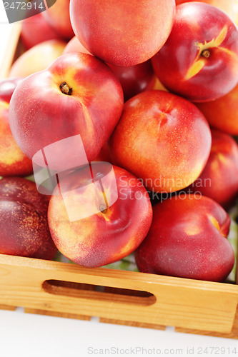 Image of box of nectarines