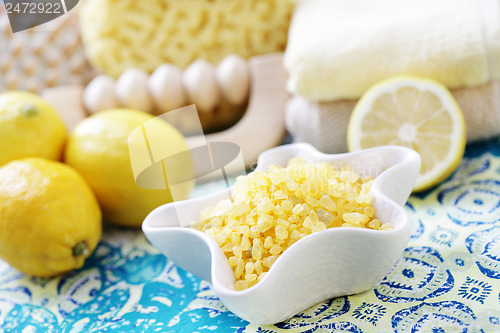 Image of lemon bath salt