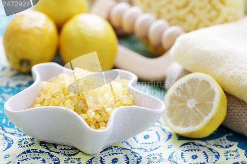 Image of lemon bath salt