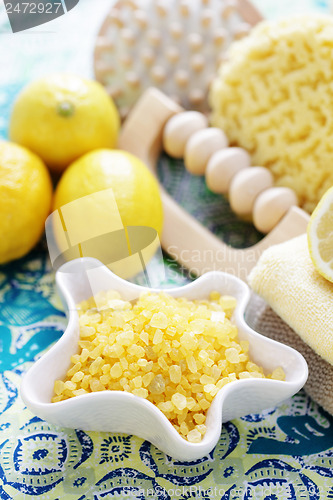 Image of lemon bath salt