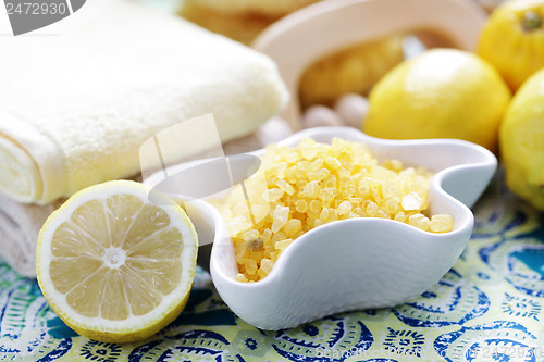 Image of lemon bath salt