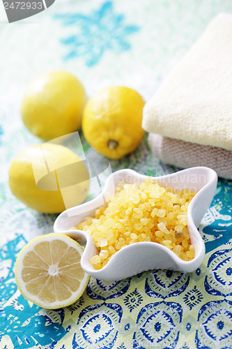 Image of lemon bath salt