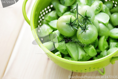 Image of green tomatoes