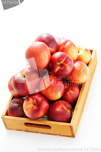 Image of box of nectarines