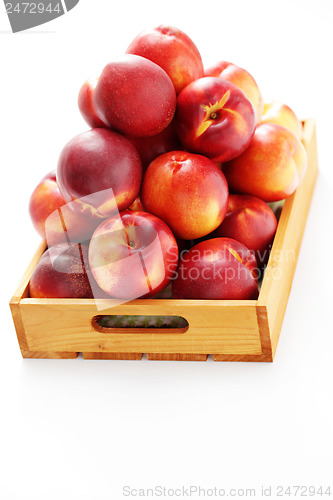 Image of box of nectarines