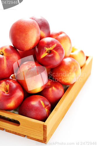 Image of box of nectarines