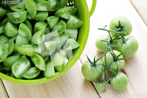 Image of green tomatoes