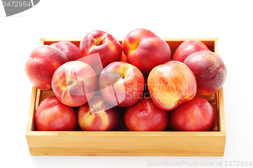 Image of box of nectarines