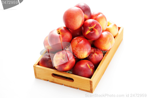 Image of box of nectarines