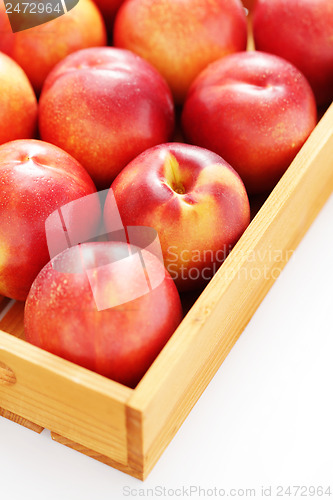 Image of box of nectarines