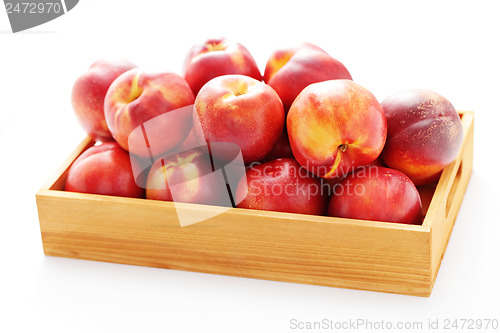 Image of box of nectarines