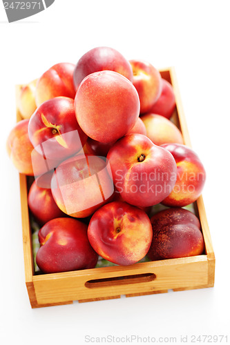 Image of box of nectarines