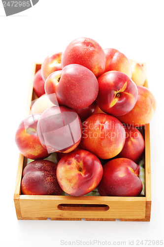 Image of box of nectarines