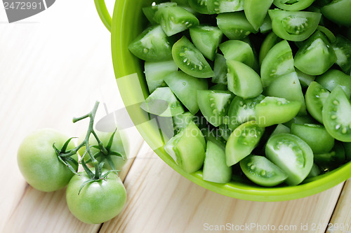 Image of green tomatoes