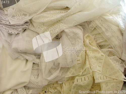 Image of pile of curtains