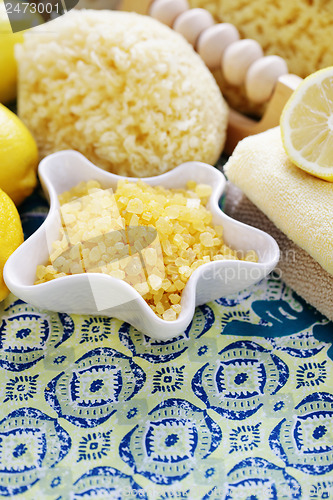 Image of lemon bath salt