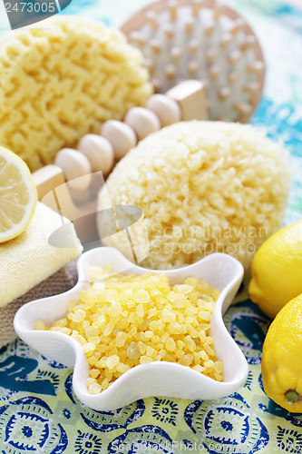 Image of lemon bath salt