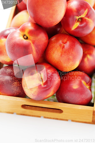 Image of box of nectarines