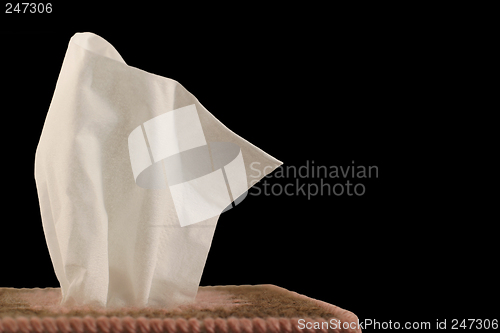 Image of Tissue - black background