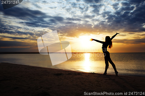 Image of Fitness at sunset