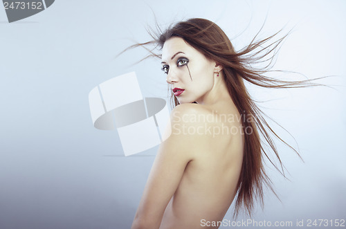 Image of Naked Gothic woman