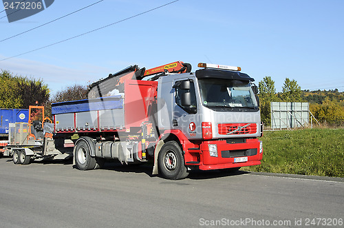 Image of truck with trailer