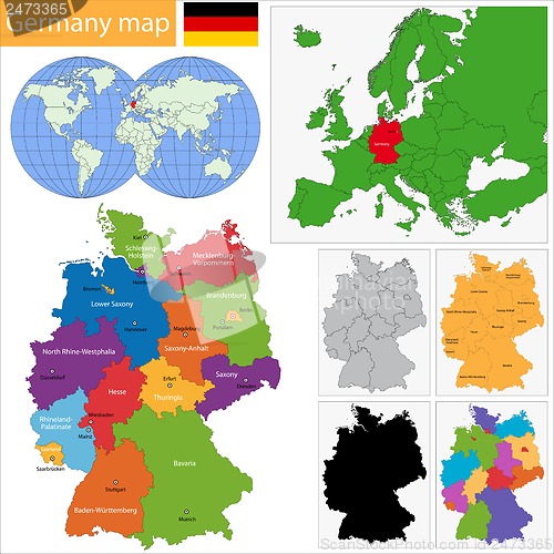 Image of Germany map