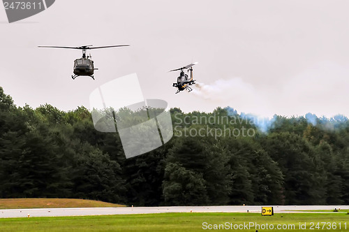 Image of air transport at the airshow