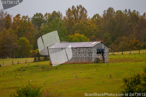 Image of mountain farm land in virginia mountains