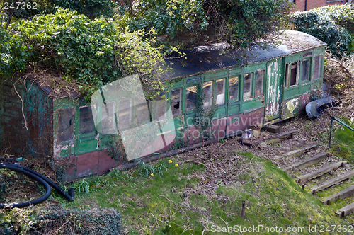 Image of Abandoned Train Carriage