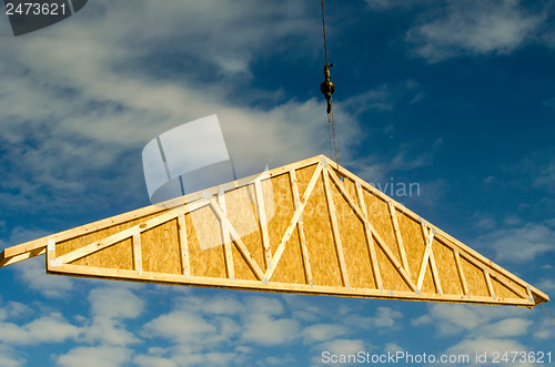 Image of construction crane at a job site