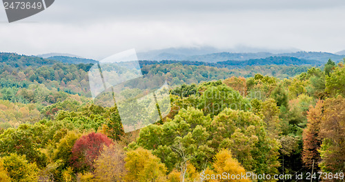 Image of mountain landscapes in virginia state around roanoke 