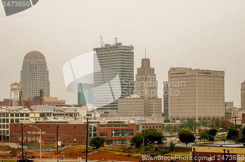 Image of winston salem skyline