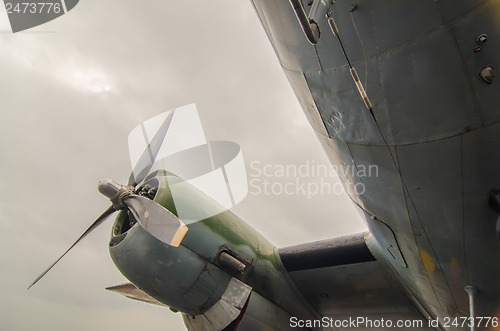 Image of large airplane body