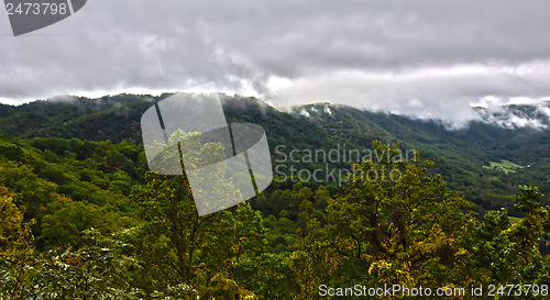 Image of mountain landscapes in virginia state around roanoke 