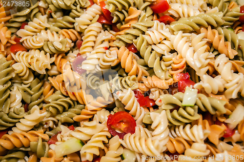 Image of cooked pasta salad