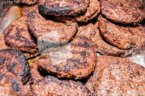 Image of cooked burgers