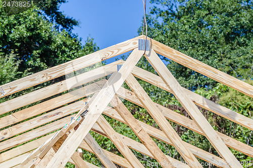 Image of new roof construction