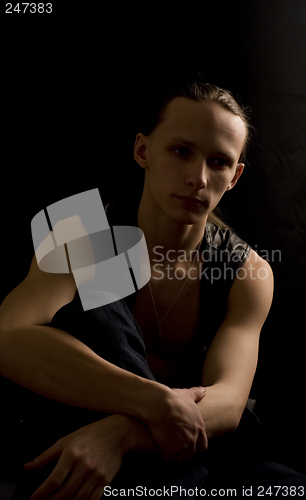 Image of Dark portrait of a man II