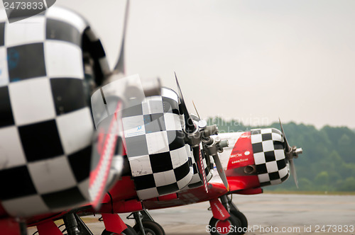 Image of airplanes at the airshow