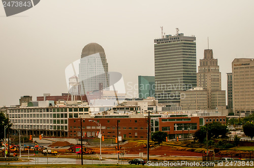 Image of winston salem skyline