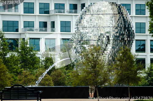 Image of Metalmorphosis Mirror Fountain by, David ?erný